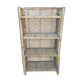 Old rattan floor
