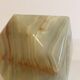 Vintage onyx marble paperweight