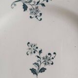 Assiette montée terre de fer Salins, Chantilly