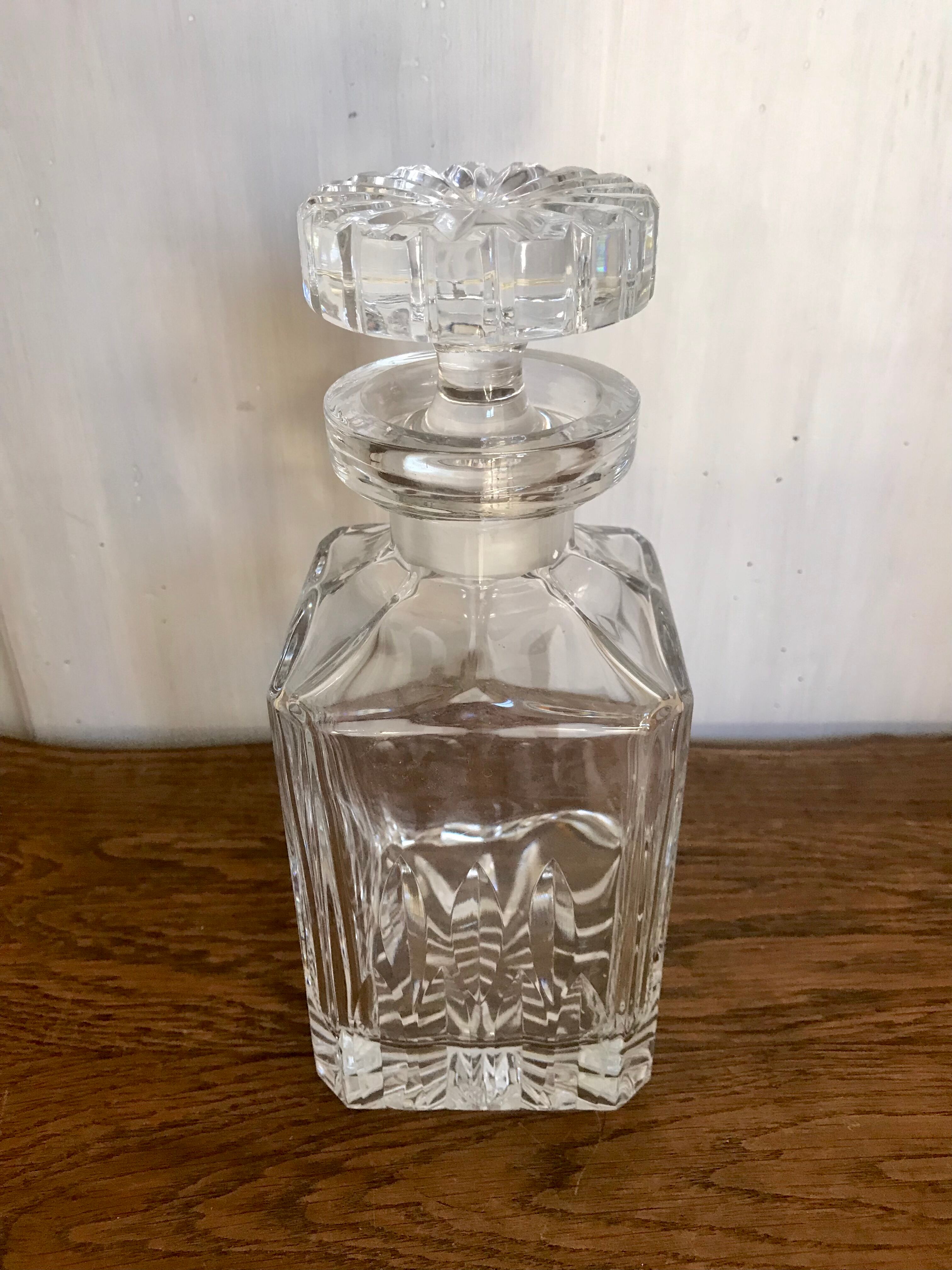 Crystal whiskey carafe