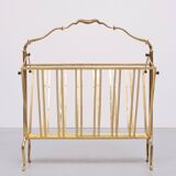 Brass Magazine holder Maison Baguès 1950s France