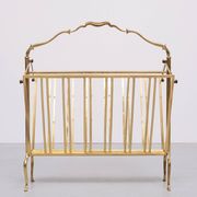 Brass Magazine holder Maison Baguès 1950s France