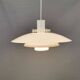 FormLight hanging lamp with multiple layers of shades, a Danish quality product from the 80s.