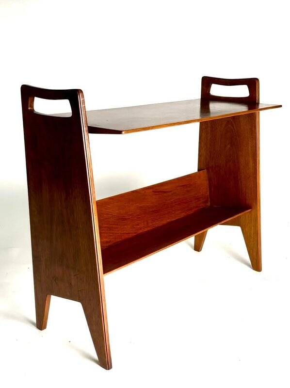 Mid-Century Wooden Side Tables by Gio Ponti, 1950s, Set of 2