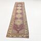 3x11 Plum & Beige Oriental Persian Runner Rug, 78x332Cm