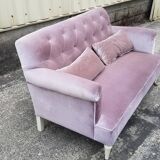 Velvet sofa