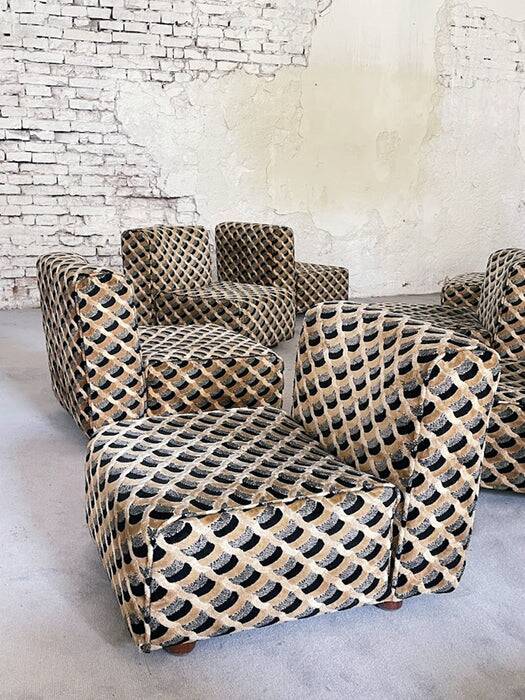 Fauteuil modulable italien de Tito Agnoli des années 1960.