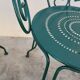 Série de 4 fauteuils de Jardin Fermob en fer ancien