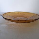 Plat verre moulé "belge" vintage