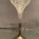 Vase bouquetière cornet in cut crystal Louis XVI style late nineteenth early twentieth