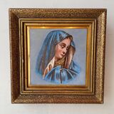 Tableau vierge sur faïence