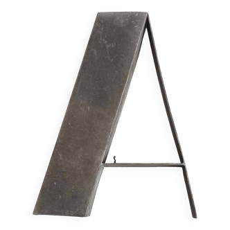 Metal letter A 1930s Height 25 cm