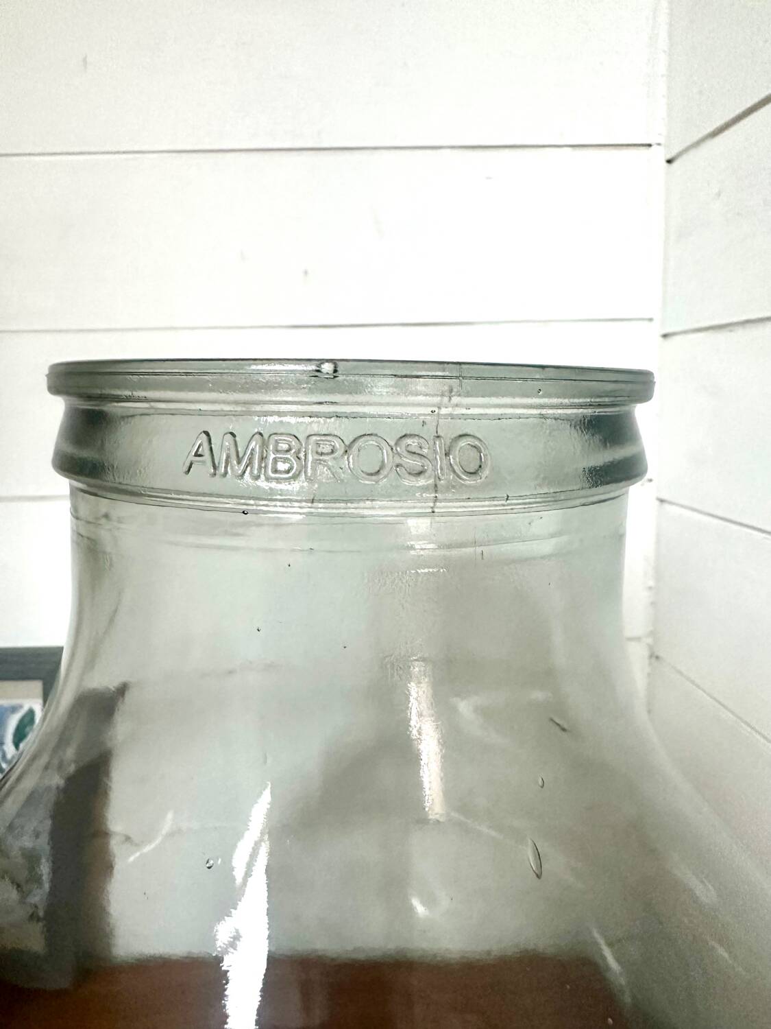 Ambrosio glass bottle