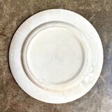 Round blue ironstone dish
