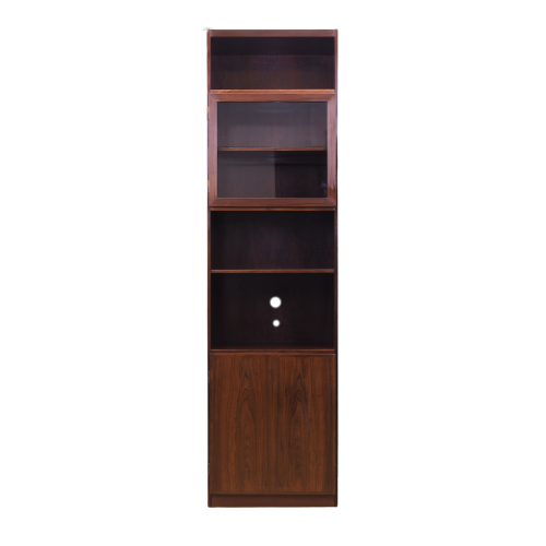 Rosewood bookcase, Danish design, 1970s, made by Omann Jun