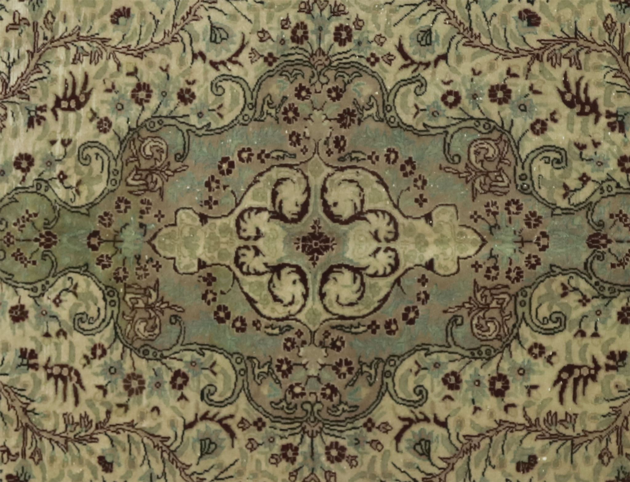 Tapis vintage anatolien fait main 283 cm x 192 cm