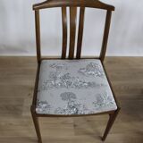 4 scandinavian oak chairs reupphilized to your taste 1950 denmark