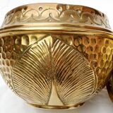 Pair of copper pot covers