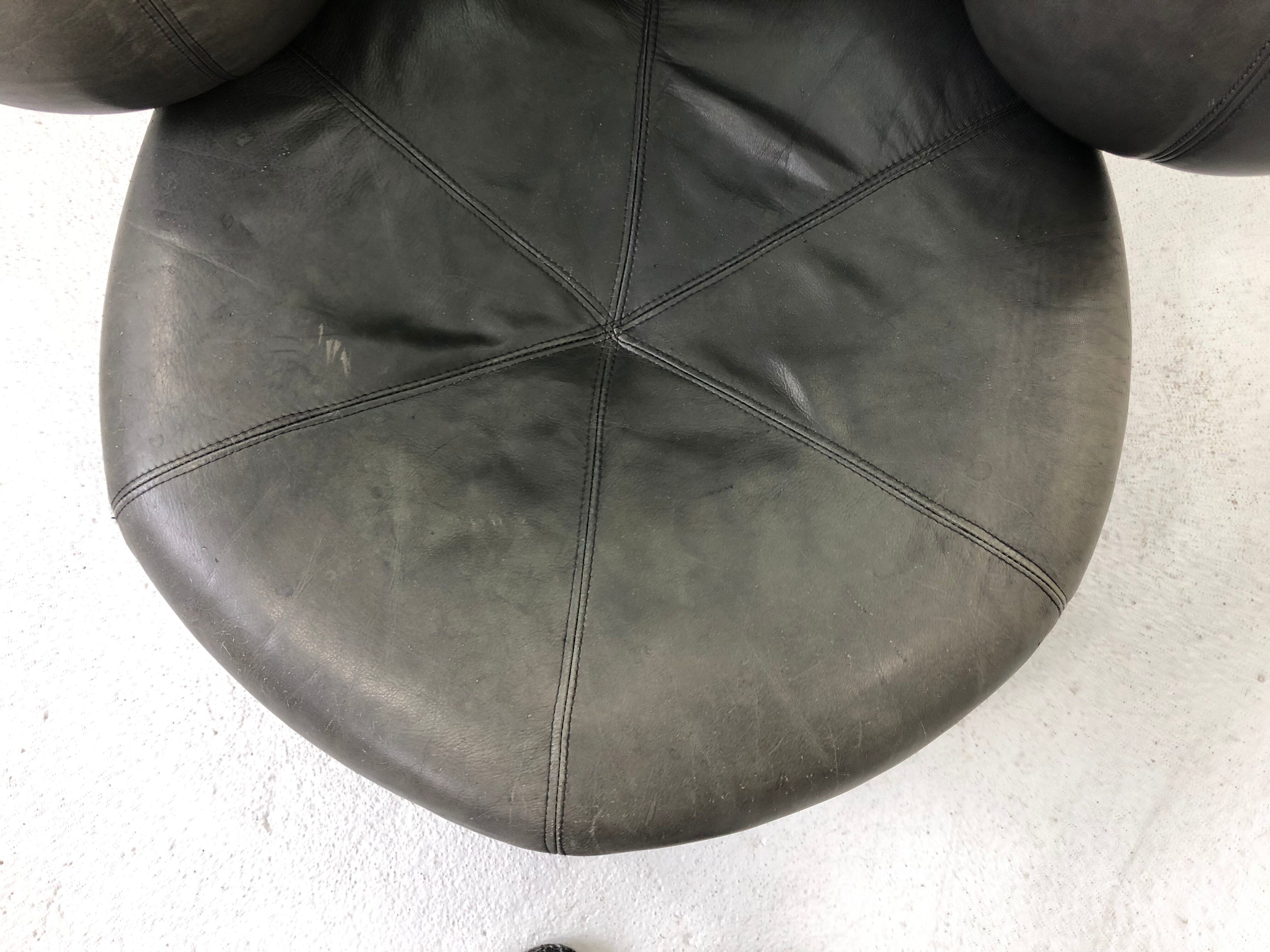 Fauteuil en cuir par Peter Opsvik pour Stokke, Norvège
