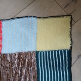 Wool patchwork blanket