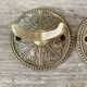 Double brass coat hooks