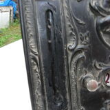 Calendrier perpétuel en bois et gutta percha Napoléon III à poser ou accrocher