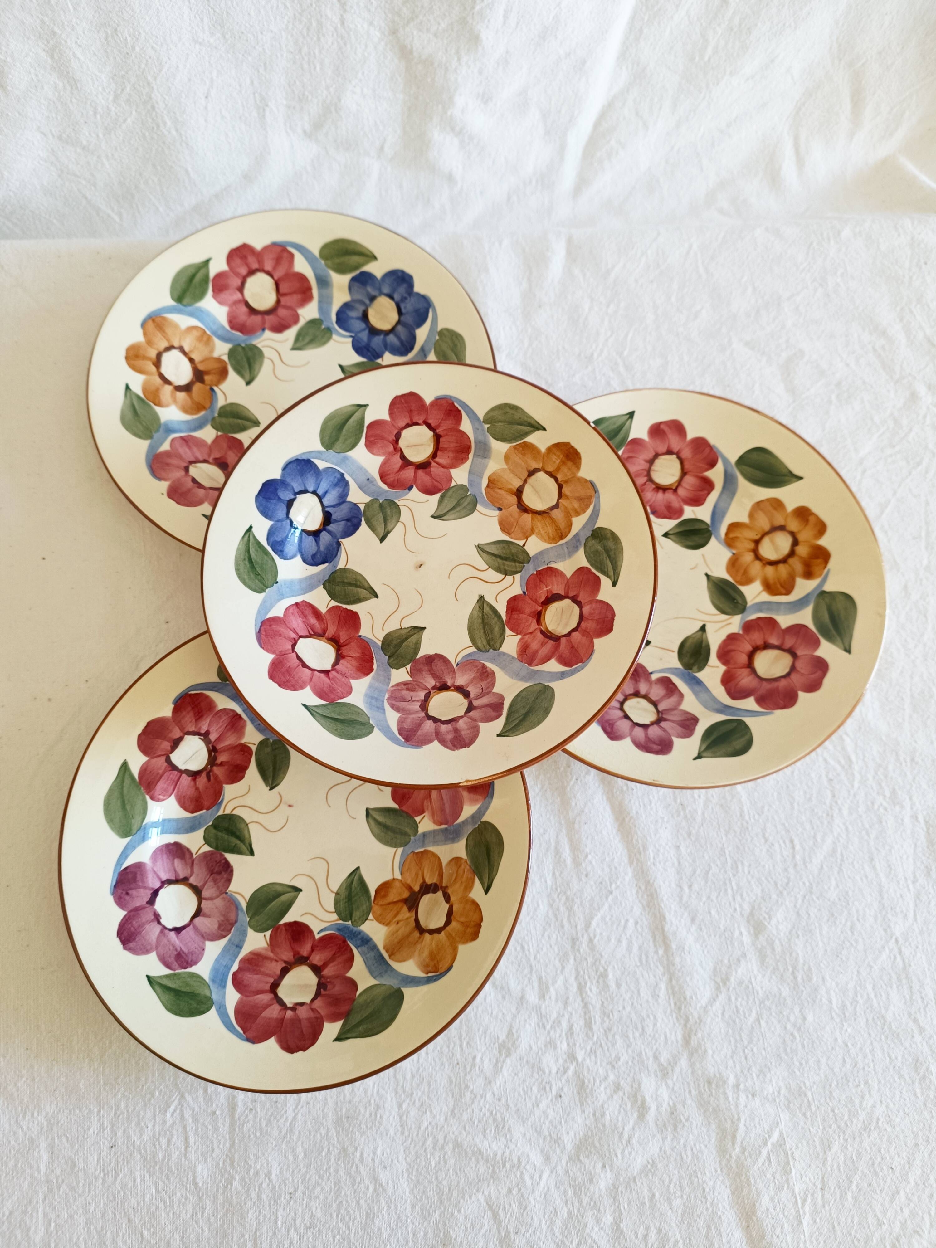 Assiettes à dessert H.B.C.M Vintimille