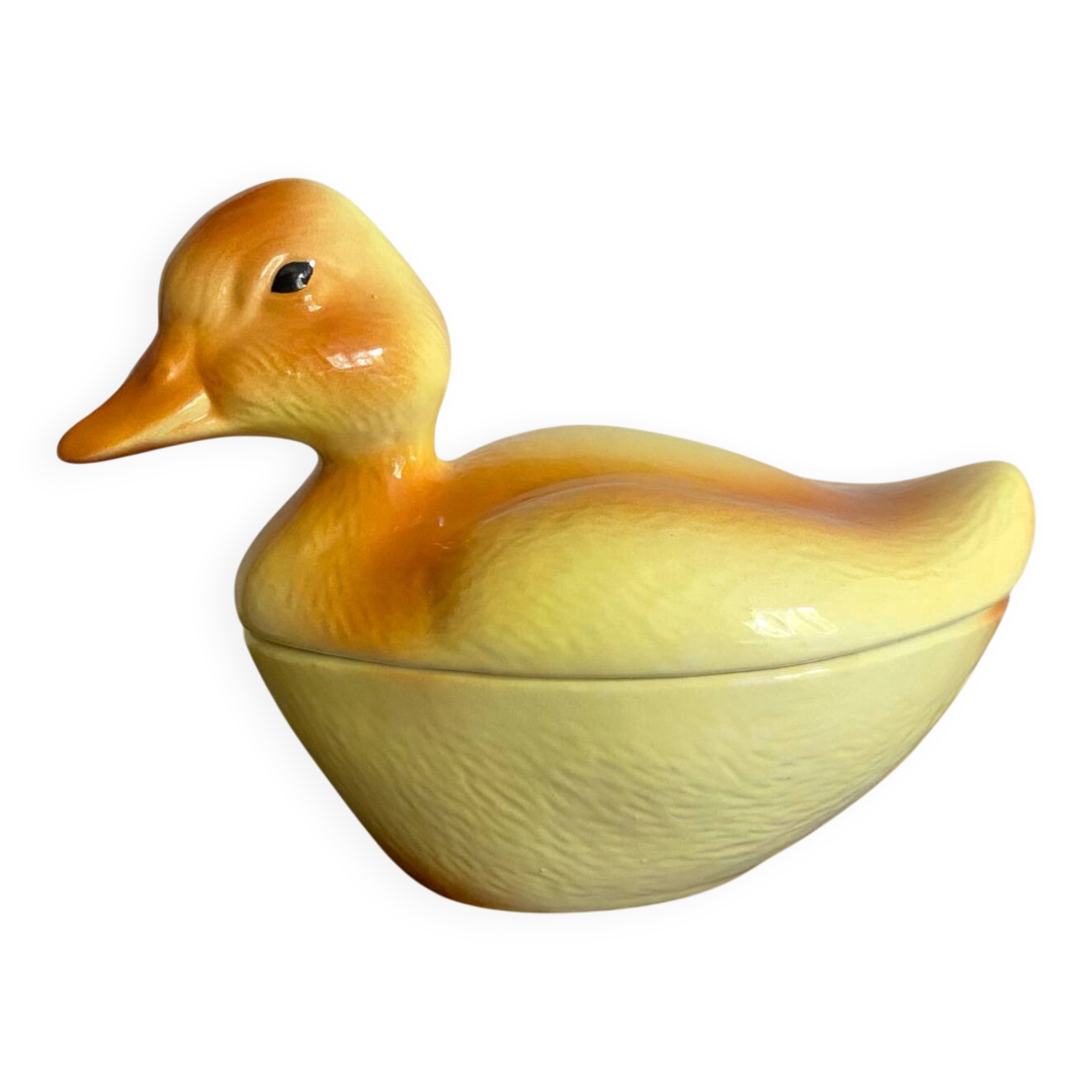 Zoomorphic terrine duck Michel Caugant