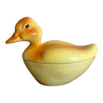 Zoomorphic terrine duck Michel Caugant
