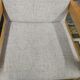 Paire de fauteuils laine bouclette 1970
