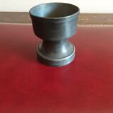 Tin candle holder for large candle