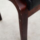 Leather footrest, Danish design, 1960s, production: Denmark