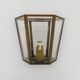 Louis XIII wall light in brass and glass. 1960s