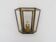 Louis XIII wall light in brass and glass. 1960s