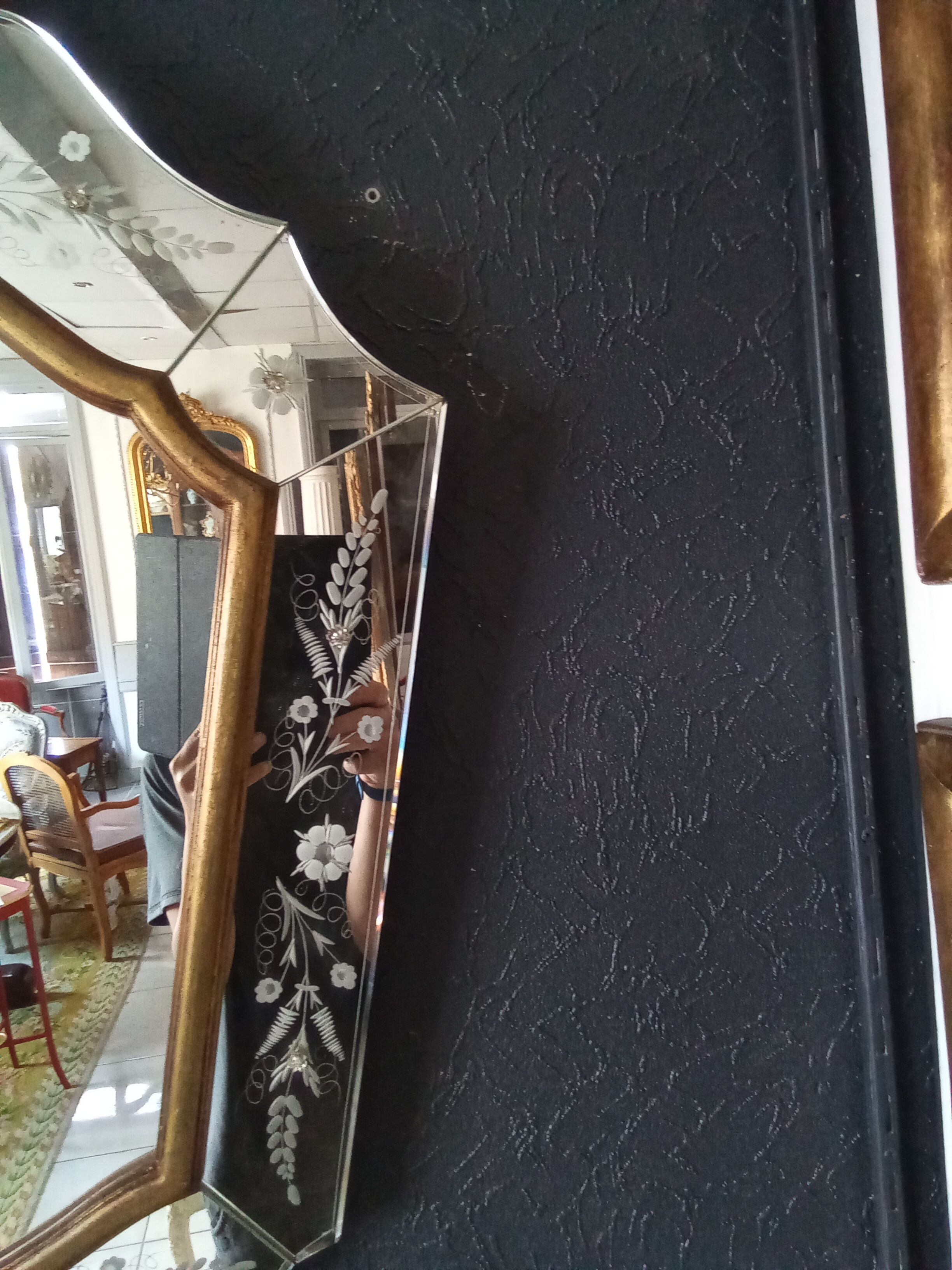 Venetian mirror 84 X 62cm