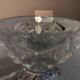 Vintage crystal shells in cut glass