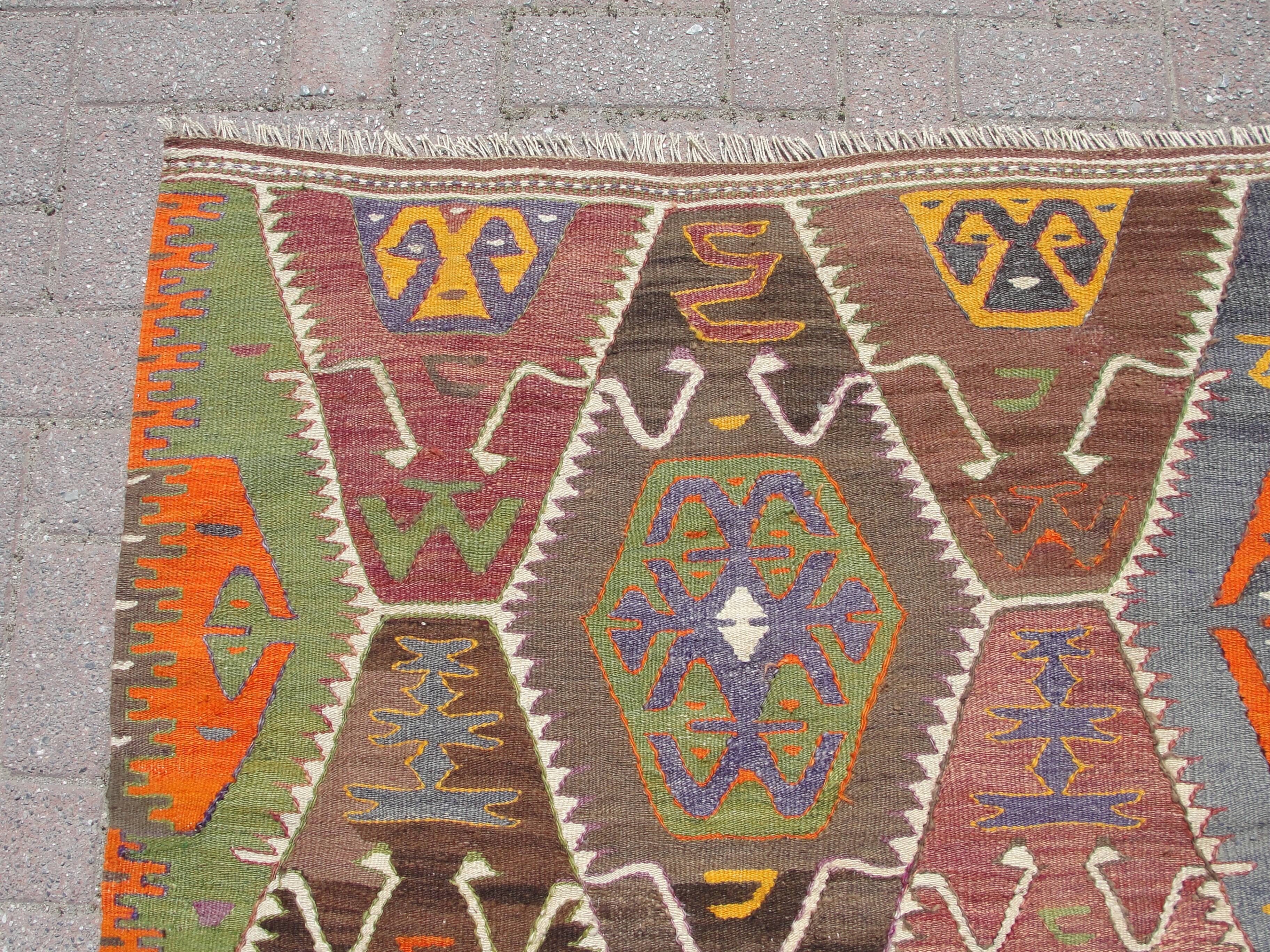 Small handmade kilim rugs for bedroom