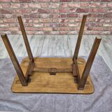 Smart 1960s Folding Coffee Table – Polish Mid-Century Modern – Restored Wal