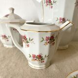 Antique tea set in Chauvigny porcelain