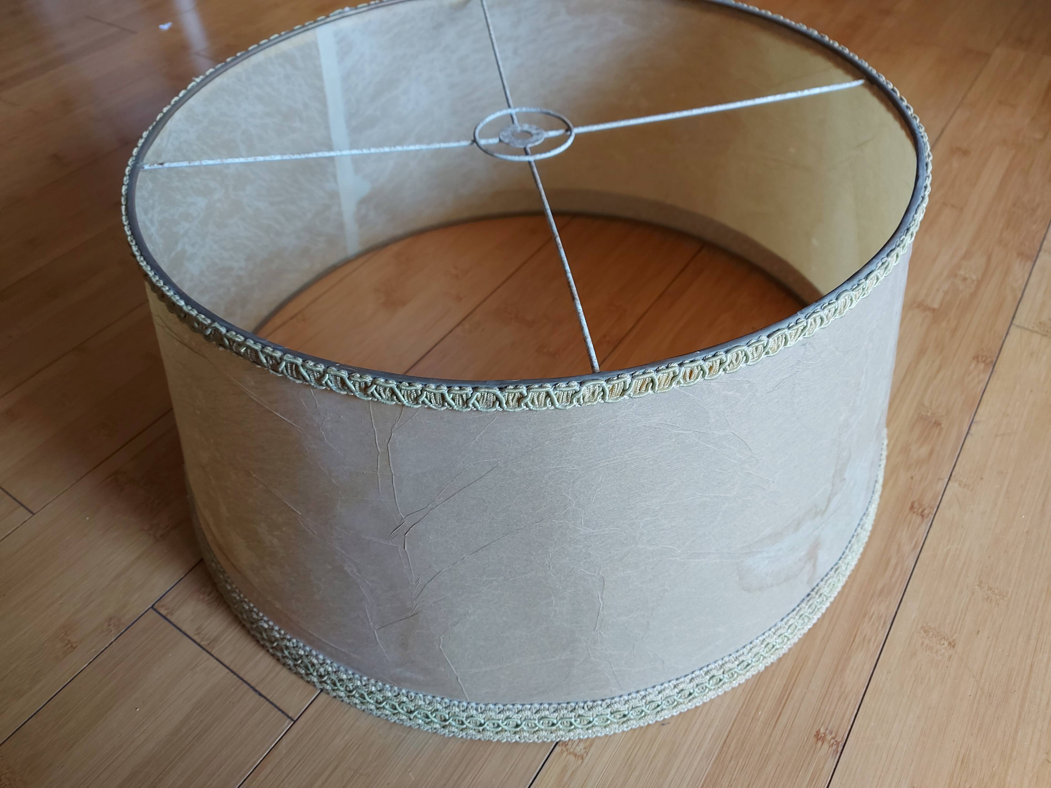 Vintage lamp lamp 3 brass lights