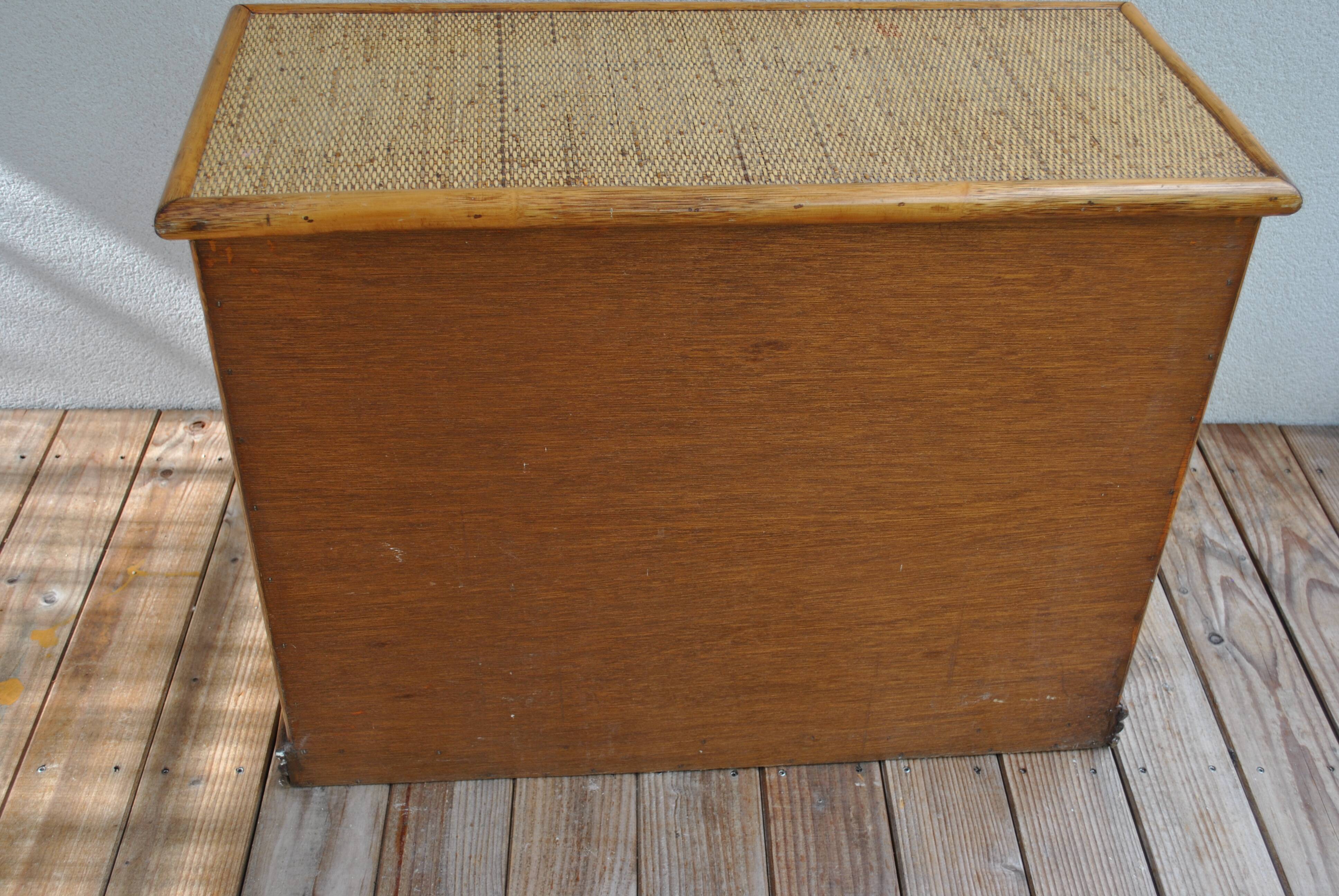 Rattan dresser 1970