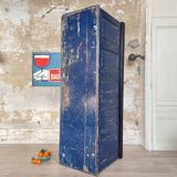 Commercial bank weathered wood panel.