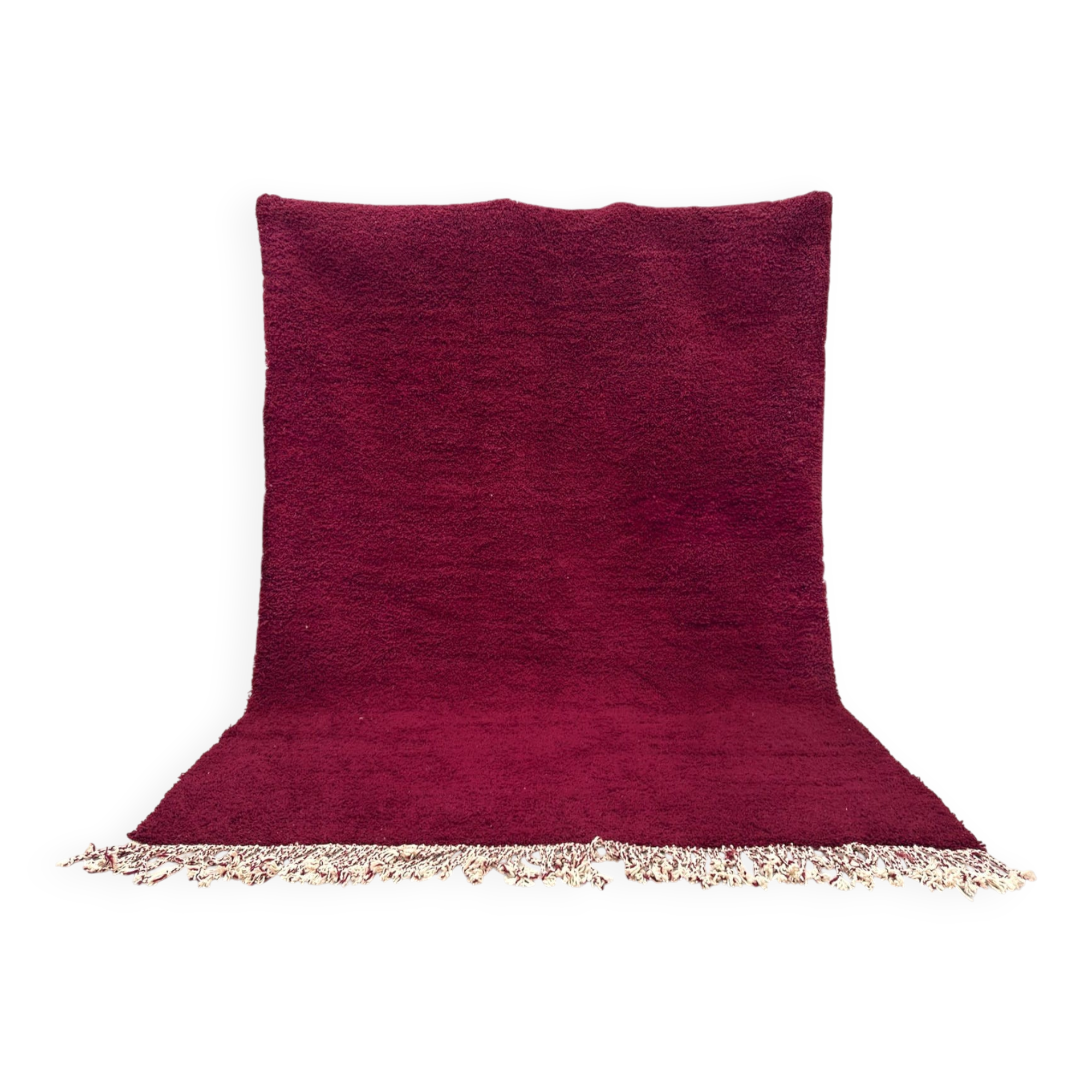 Tapis berbère artisanal bordeaux 200/300cm
