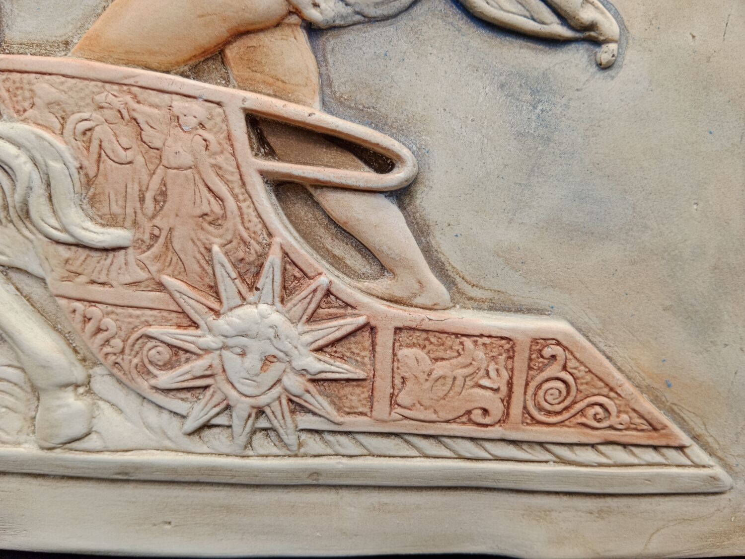 Plaster bas-relief