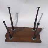 Dutch brutalist wabi sabi tree picnic side table