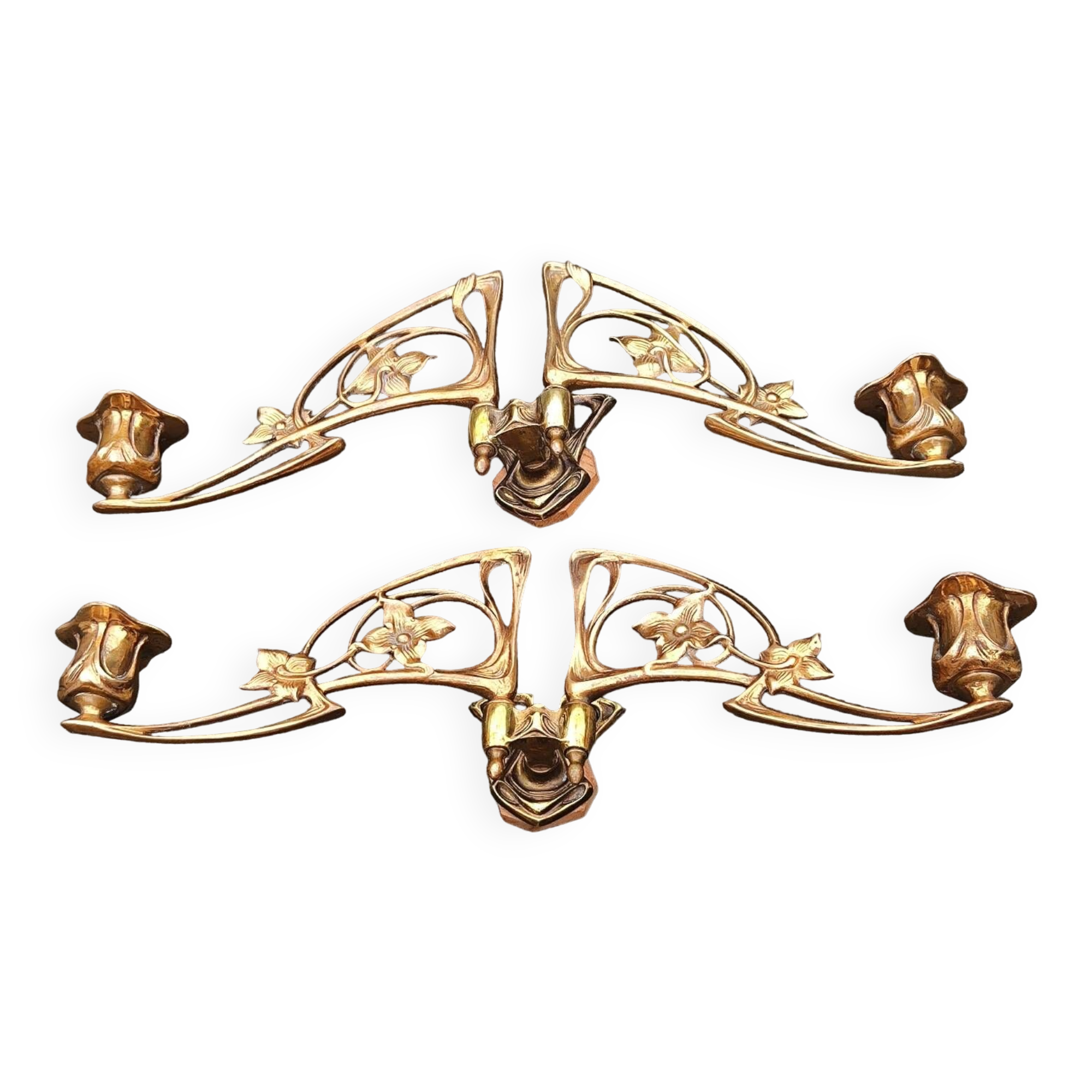 Pleyel art nouveau wall lights