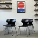 Set of 4 stackable chairs, Pagwood (Pagholz), Germany, 1960s/70s
