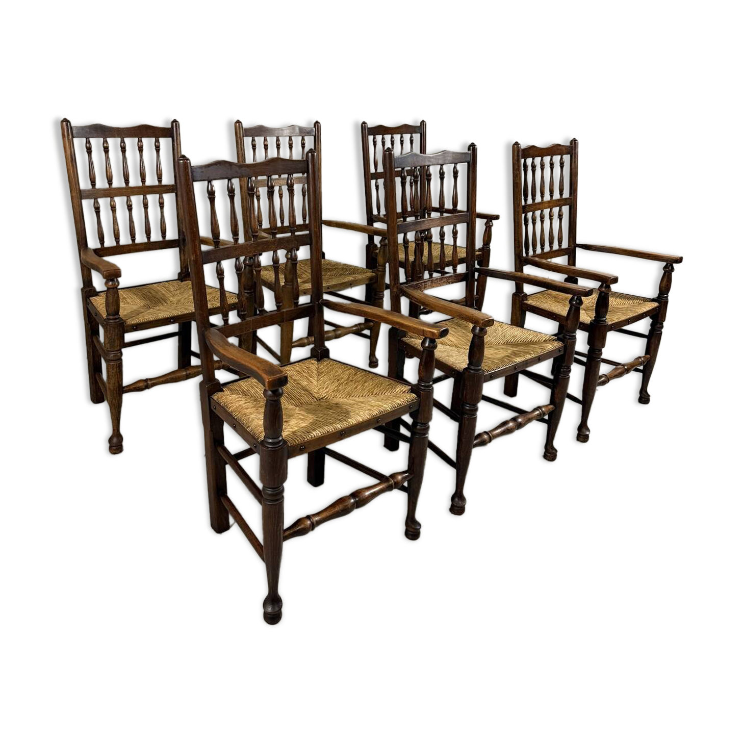 Farmhouse dining arm chairs 1900’s