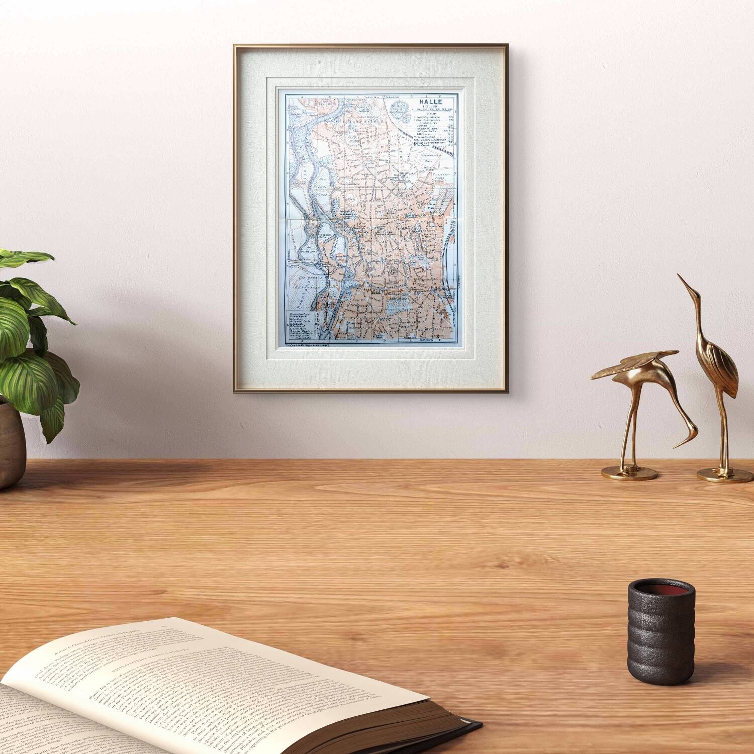 Printed in 1914, Halle-on-Saale, Germany.