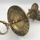 Vintage solid brass ashtray with zodiac sign decor